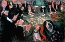 The Roulette Table at Monte Carlo 1903. Artist: Edvard Munch