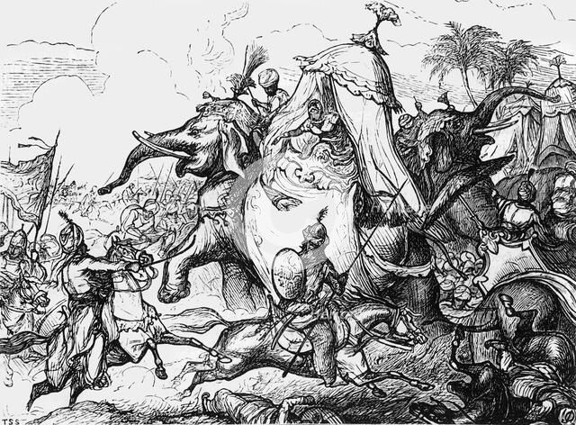 'The Rout at Eroor', c1891. Creator: James Grant.