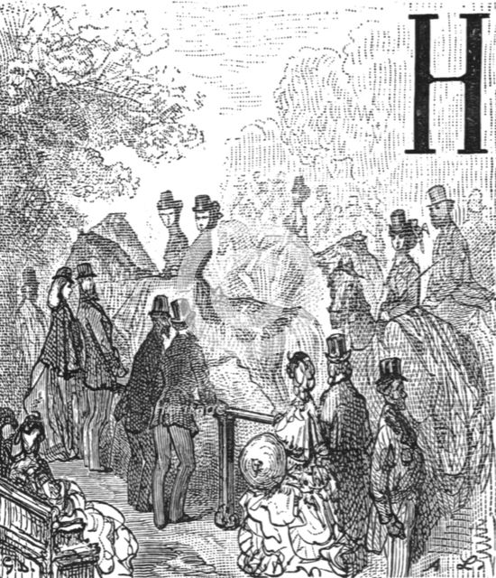 'The Row', 1872. Creator: Gustave Doré.
