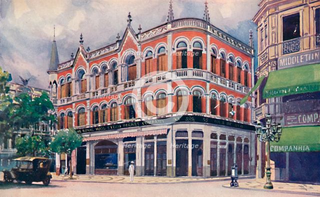 'The Royal Mail Steam Packet Company's Offices, Avenida Rio Branco.', 1914. Artist: Unknown.