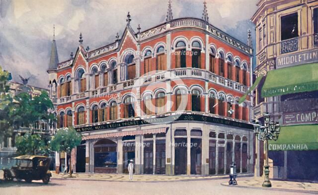 'The Royal Mail Steam Packet Company's Offices, Avenida Rio Branco.', 1914. Artist: Unknown.
