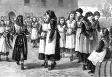 The Royal Masonic School for girls, St John's Hill, Battersea Rise, London, 1875
