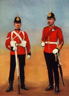 The Royal Marines 1901. Creator: Gregory & Co