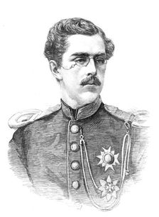 The Royal Marriage at Karlsruhe: the Crown Prince of Sweden and Norway, 1881. Creator: Unknown