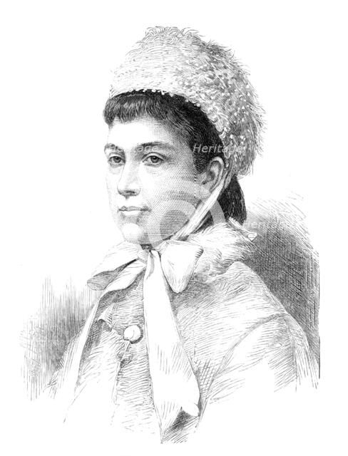 The Royal Marriage at Karlsruhe: Princess Victoria of Baden, 1881. Creator: Unknown.