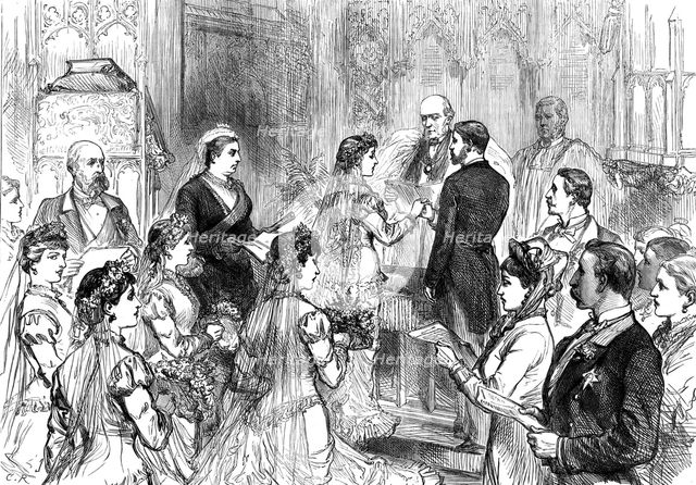 The Royal Marriage at Windsor, 1880. Creator: Unknown.