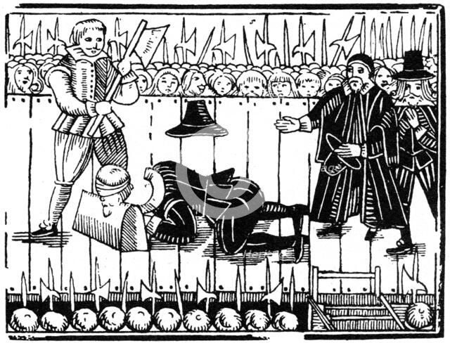 The Royal Martyrdom, from a ballad of 1648 (1964). Artist: Anon