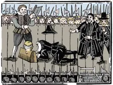 The Royal Martyrdom, from a ballad of 1648 (1964). Artist: Anon