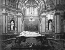 The royal mausoleum, Frogmore, 1901.Artist: HN King
