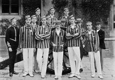 The Royal Military Academy cricket team, 1895 (1896).Artist: Hudson & Kearns