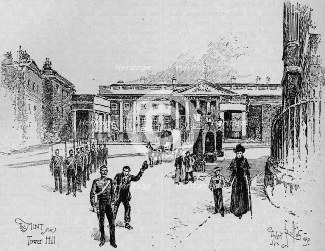 The Royal Mint, London, 19th century (1906).  Artist: Herbert Railton.