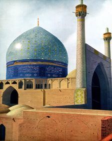 The Royal Mosque at Isfahan 1931.Artist: Pascal Coste