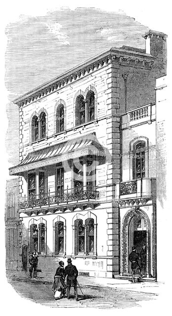 The Royal Naval Club, Portsmouth, 1869. Creator: Unknown.