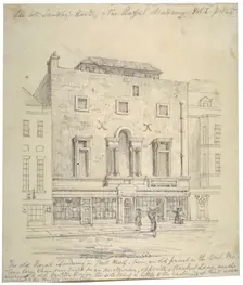 The Royal Academy of Arts, Pall Mall, Westminster, London, c1770. Artist: Anon