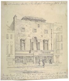 The Royal Academy of Arts, Pall Mall, Westminster, London, c1770. Artist: Anon