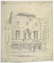 The Royal Academy of Arts, Pall Mall, Westminster, London, c1770. Artist: Anon