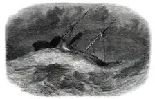 The "Royal Adelaide", Steam-Ship, on her Passage from Cork to London, 1850. Creator: Unknown
