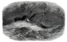 The "Royal Adelaide", Steam-Ship, on her Passage from Cork to London, 1850. Creator: Unknown