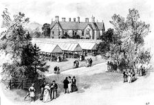 The Royal Agricultural Society at Darlington: Hummersknott, residence of Mr. Arthur Pease..., 1895. Creator: R. Taylor