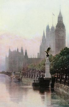The Royal Air Force Memorial, the Embankment, London, c1930s