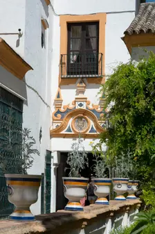 The Royal Alcazar of Seville, the royal palace prevously a citadel, Spain, 2023. Creator: Ethel Davies