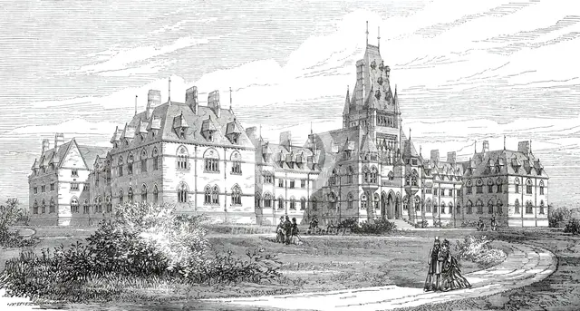 The Royal Albert Asylum for Idiots, Lancaster, 1876. Creator: Unknown.