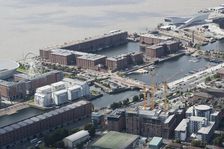 The Royal Albert Dock and associated warehouses, Liverpool, 2015. Creator: Historic England