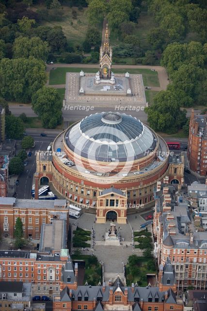 The Royal Albert Hall and the Albert Memorial, Kensington, London, 2006. Artist: Historic England Staff Photographer.