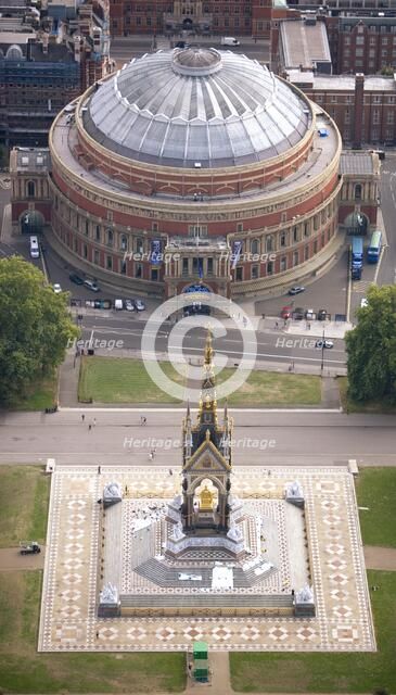 The Royal Albert Hall and the Albert Memorial, Kensington, London, 2006. Artist: Historic England Staff Photographer.