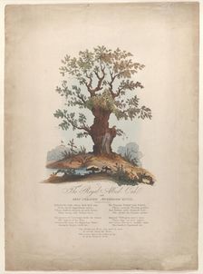 The Royal Allied Oak and Self-Created Mushroom Kings, May 29, 1815. Creator: William Heath