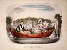 The Royal Anglers on Virginia Water (c1850?). Creator: Unknown