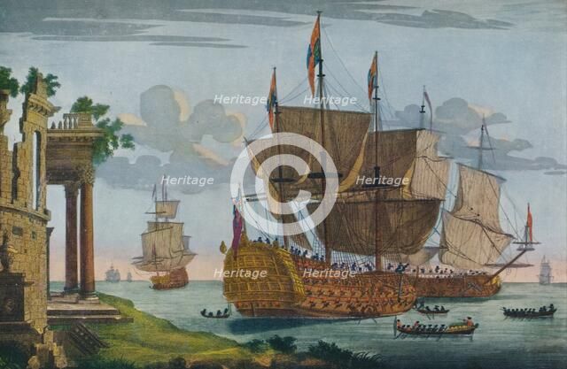 'The Royal Anne', c1705. Artist: Thomas Baston.
