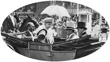 The royal arrival at Ascot, c1930s