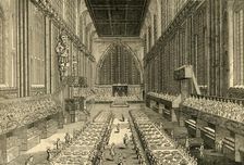 The Royal Banquet in Guildhall, 1761 (1897). Creator: Unknown