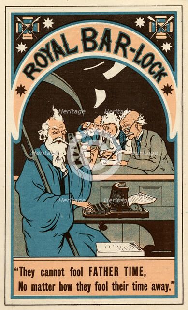 The Royal Bar-Lock typewriter, 1900s. Artist: Unknown