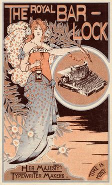 The Royal Bar-Lock typewriter, 19th century