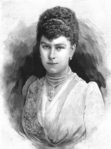 'The Royal Betrothal - HSH Princess Victoria Mary of Teck 1891. Creator: Unknown