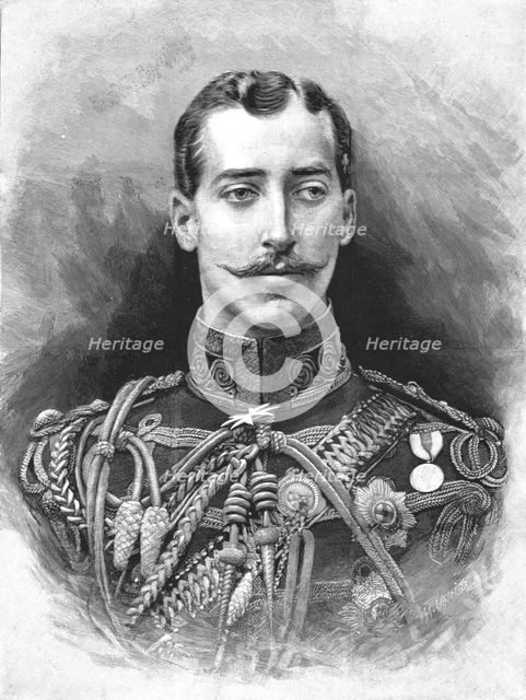 ''The Royal Betrothal - HRH Prince Albert Victor of Wales', 1891. Creator: Unknown.