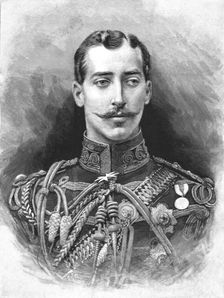 'The Royal Betrothal - HRH Prince Albert Victor of Wales 1891. Creator: Unknown