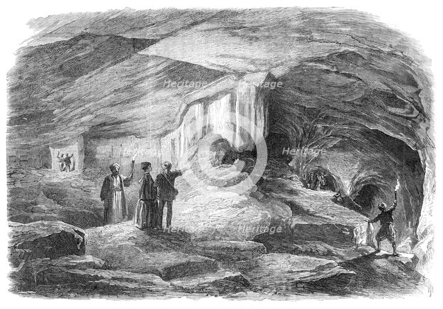 The Royal Caverns at Jerusalem, 1869. Creator: Unknown.