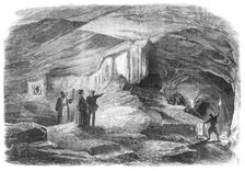 The Royal Caverns at Jerusalem, 1869. Creator: Unknown