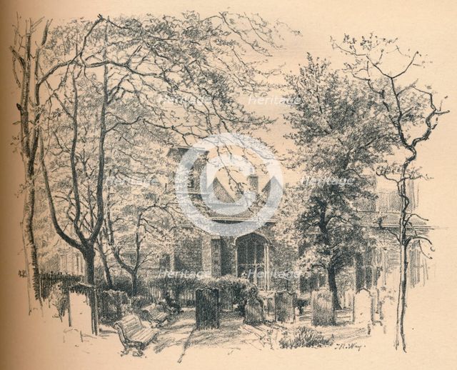 'The Royal Chapel, Savoy Palace', 1902. Artist: Thomas Robert Way.