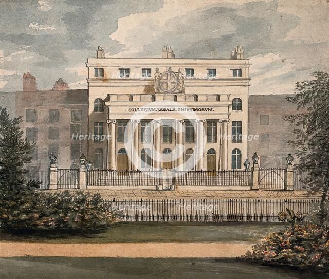 The Royal College of Surgeons, Lincoln's Inn Fields, London. Creator: Unknown.