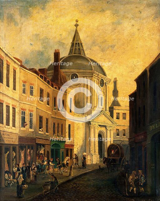 The Royal College of Physicians, Warwick Lane, London, c18th century. Creator: Unknown.