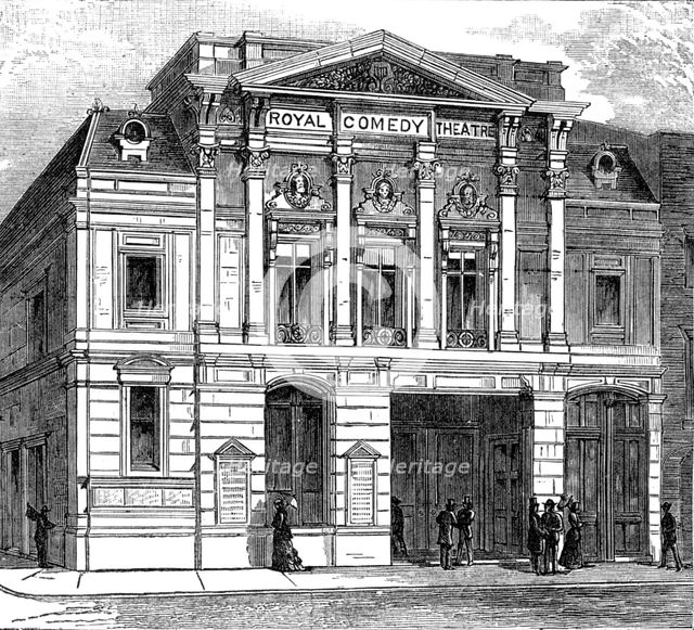 The Royal Comedy Theatre, Panton-Street, Haymarket, 1881. Creator: Unknown.