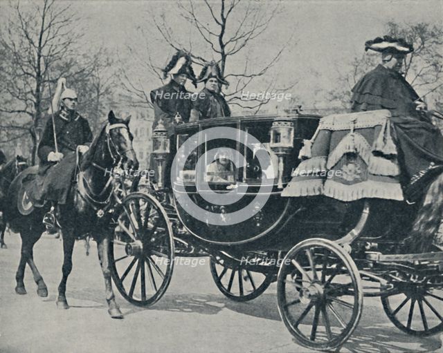 'The Royal Couple Returning from the Abbey', 1923, (1937). Creator: Unknown.