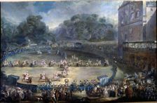 The royal couples 18th century. Creator: Paret y Alcazar, Luis (1746 - 1799)
