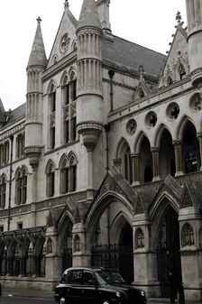 The Royal Courts of Justice (Law Courts), London, England, 2008. Creator: LTL