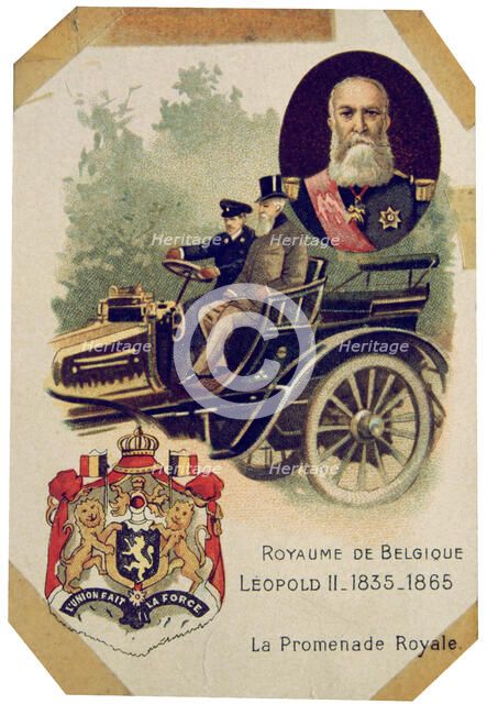 The royal drive of Leopold II, King of the Belgians, c1900s. Artist: Unknown