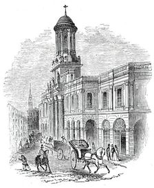 The Royal Exchange, 1838, 1844. Creator: Unknown